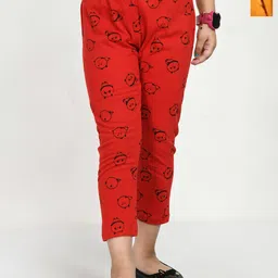 BAESD Girls Printed Slim Fit Cotton Capris-picture-18