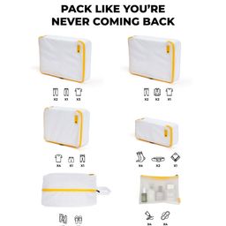 MOKOBARA The Packing Cubes Set of 6- Still Loading Sunray image 4