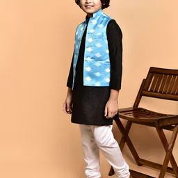 PRINTCULTR Boys Regular Kurta with Pyjamas image 3