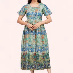 RITIJYA Women Floral Printed Floral Maternity Anarkali Kurta-picture-32