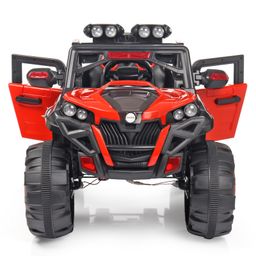 fab n funky Desert Thunder 4X4 Battery Operated Ride On Jeep With Music and Lights - Red image 5