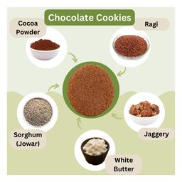 Ancient Roots Chocolate Cookies |Namkeen Cookies Pack Of 2 ( 150 g Each ) image 5