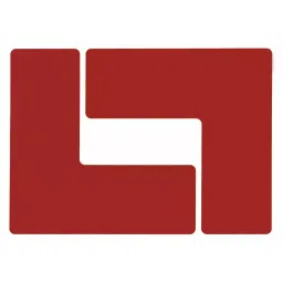 BRADY Floor Marking Tape L Shape Solid Red No Legend 3 x 8 inch x 8 mm, 12D510 (Pack of 20)-image-93