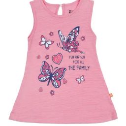 Bodycare Kids Pink Cotton Printed Frock Dress-picture-49