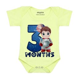 Arvesa 3 Month Baby Printed Bodysuit-image-57