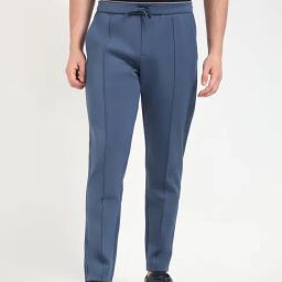 TOMMY HILFIGER Blue Polyester Regular fit Solid Trackpants-picture-11