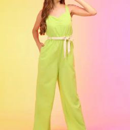 Globus Lime Green Maxi Jumpsuit-image-75