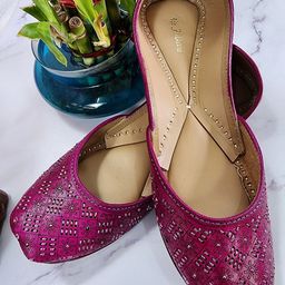 Fulkari Women Ethnic Ballerinas Flats-image-68