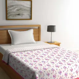 Romee Off White & Beige 250 TC Comforter - Set of 1-25