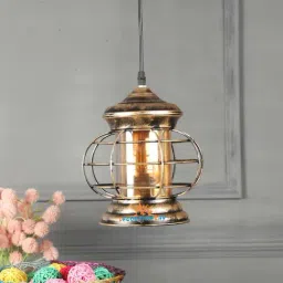 DecorativeRay Gold Iron Ceiling Light - Set of 1-image-52