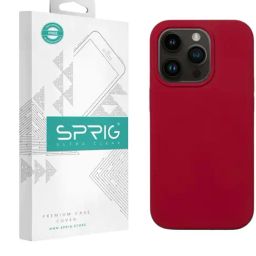 Sprig Liquid Silicone Back Cover for APPLE iPhone 14 Pro (Red)-picture-24
