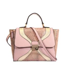 Eske Lucie Pink Printed Large Handbag-image-13