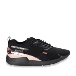 Puma Women's Muse X-2 Metallic Black Sneakers-image-7