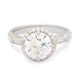 Anayra 92.5 Sterling Silver Sparkling Ring for Women-picture-9