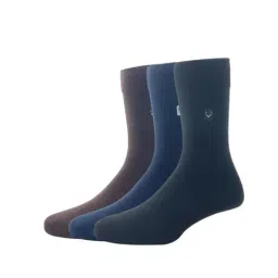 Allen Solly Multicolor Cotton Socks (Pack of 3)-image-72