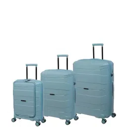 it luggage Momentous Blue Set of 3-28 24 20 inches Expandable Hardsided Luggage Trolley with TSA-image-35