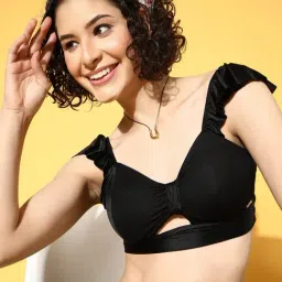 Da Intimo Black Full Coverage Bralette-90