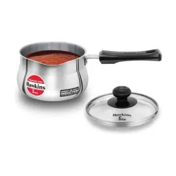 Hawkins Tri-Ply Silver Stainless Steel 16.6 cm Gas Compatible Pressure Cooker (1.5 L) - Set of 1-27
