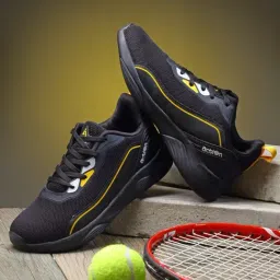 Action Men's Black Running Shoes-image-72