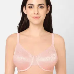 Wacoal Light Pink Printed Full Coverage Everyday Bra-23