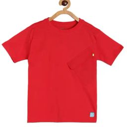 MINIKLUB Boys Red Solid T-Shirt-picture-37