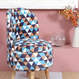Shadowkart Multi Triangle Wood Printed Chair-image-25