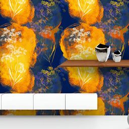 ArtzFolio Printed UV-Resistant Anti-Bacterial Herbarium Imprints Peel & Stick Wallpaper-image-79