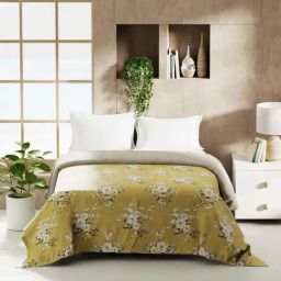 Bianca Monarca Olive Fabric 152 TC 120 GSM Double Dohar-image-96