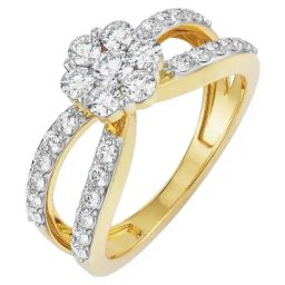 Emori 18k Yellow Gold & Diamond Veronica Engagement Ring-picture-48