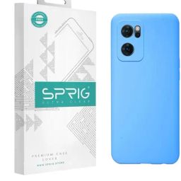 Sprig Liquid Silicone Back Cover for OPPO Reno7 5G (Blue)-image-60