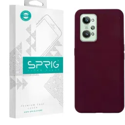 Sprig Liquid Silicone Back Cover for REALME GT NEO 2 (Red)-picture-7
