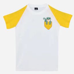 RISH Unisex White & Mustard Printed T-Shirt-picture-31