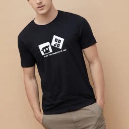 Fame Forever By Lifestyle Black Regular Fit Printed T-Shirt-image-22