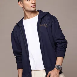 The Roadster Lifestyle Co. Printed Hooded Relaxed Fit Sweatshirt-picture-35