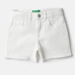 United Colors of Benetton Girls White Shorts-picture-22