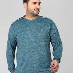 Chkokko Green Relaxed Fit Solid T-Shirts-image-72