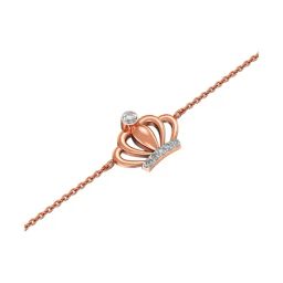 Joyalukkas 18k (750) Purity Rose Gold Reliable Diamond Bracelet for Women-image-98