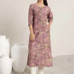 Libas Mauve Printed Kurta-image-16
