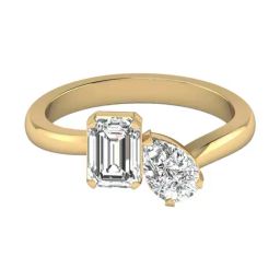 SHINE ETERNAL Lab Grown Diamond 18k (750) Yellow Gold Ring for Women-picture-19