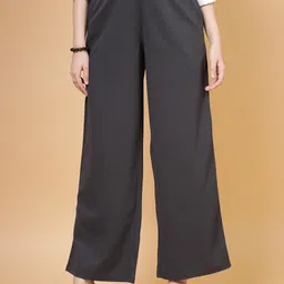 PAUSE SPORT Women Original Loose Fit Wrinkle Free Trousers-79