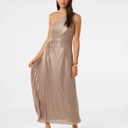 Forever New Taylah Metallic One Shoulder Maxi Dress-image-41