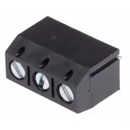 RS PRO 3 Pin PCB Terminal Block 5 mm Pitch Screw Termination, 8970730-19