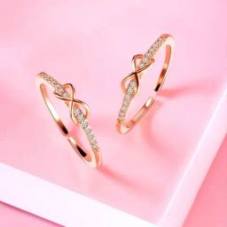 Peora Cubic Zirconia Adjustable Stylish Bichiya Fancy Daily Regular Toe Ring-image-99