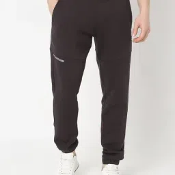 Spykar Grey Straight Fit Trackpants-image-30
