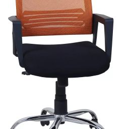 ELEGANZE ELE-EM-236 Black PU With Net Tepstric High Back Office Chair-10