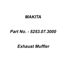 Makita Exhaust Muffler Suitable For RBC2510, Part No 5253.07.3000-45