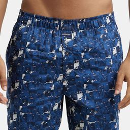 Jockey Men Printed Cotton Lounge Shorts-image-74