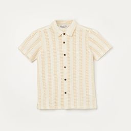Fame Forever by Lifestyle Boys Striped Spread Collar Cotton Shirt-image-14