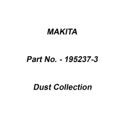 Makita Dust Collection Suitable For CUP DIA 115/125MM, Part No 195237-3-picture-2