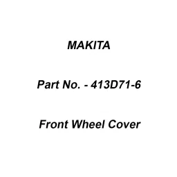 Makita Front Wheel Cover Suitable For PB002G, Part No 413D71-6-image-66
